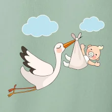 Čáp čekáme miminko - neutrální