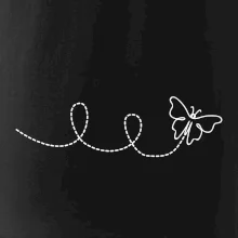 Dráha letu motýla - smyčka