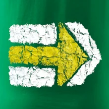 Párová turistická značka žlutá