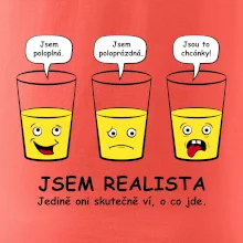 Jsem realista - skleničky (Hana-creative)