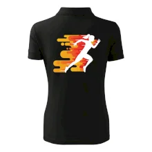 Běhání - oranžová žena