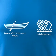 Řemeslnici postavili archu, fušeři Titanic