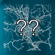 Mapy měst černobílé - Vaše město