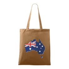 Austrálie - vlajka mapa