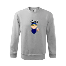 Jsem ďábel doručovatel modro žlutý