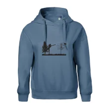 Disc golf - žena černý obrázek