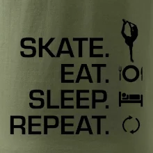 Eat sleep skate - lední bruslení