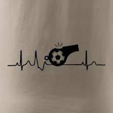 EKG fotbal rozhodčí a píšťalka