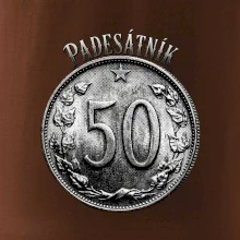 Padesátník 1963 - 1978 s nápisem