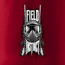 Černobílá maska field instinct paintball