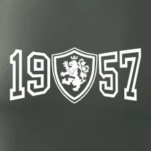 Narozeninový motiv - znak - 1957