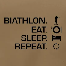 Biathlon Eat Sleep Repeat