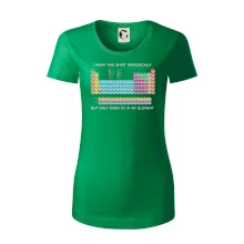 I wear this shirt periodically but only when I'm in my element I wear this shirt periodically but only when I'm in my element