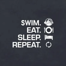 Eat sleep swim