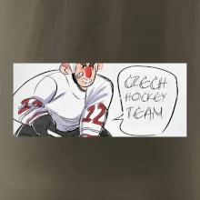 Czech hockey team animovaná postava