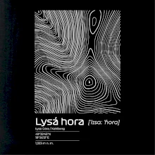 Lysá hora - vrstevnice v obdélníku