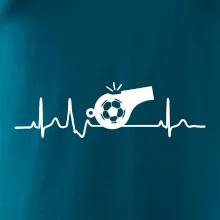 EKG fotbal rozhodčí a píšťalka