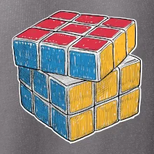 Rubikova kostka kreslená