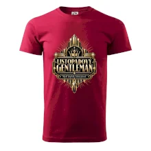 Listopadový gentleman zlatý art deco motiv