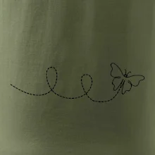 Dráha letu motýla - smyčka