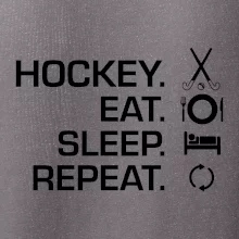 Pozemní hokej eat sleep repeat