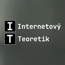 IT Nápis Internetový Teoretik