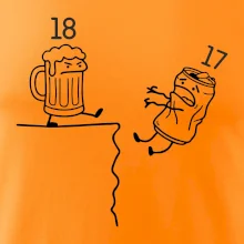 Pivo narozeniny - útes 18 let