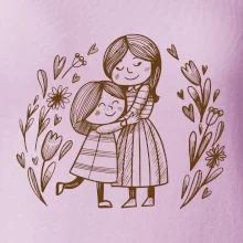 Matka a dcera v objetí