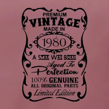 Vintage Etiketa - 1980