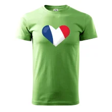 Francouzská vlajka srdce