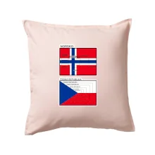 Norská a česká vlajka