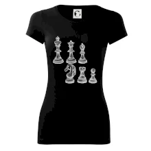 Šachové figurky kreslené