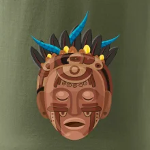 Mayové maska hnědá