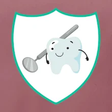 Zoubek na prsu - zrcátko