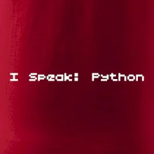 I Speak Python