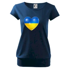 Ukrajina srdce vlajka