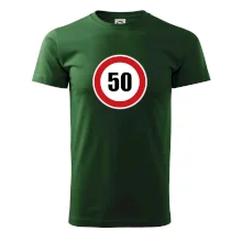 Dopravní značka - omezení rychlosti 50
