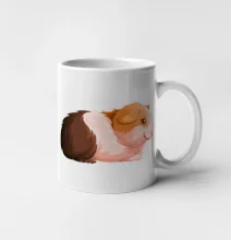 Morče - kreslené z boku