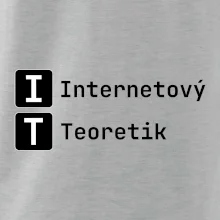 IT Nápis Internetový Teoretik