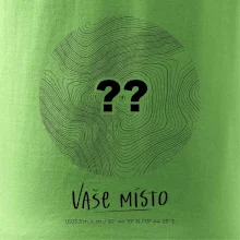 Vaše místo - vrstevnice v kruhu