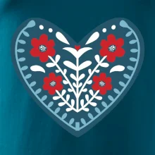 Folklor - srdce modré plné