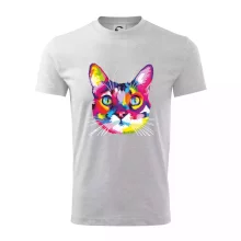 Kočka duhová hlava