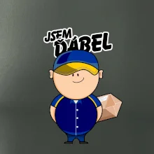 Jsem ďábel doručovatel modro žlutý