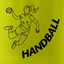 Handball nápis šikmo 1