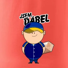 Jsem ďábel doručovatel modro žlutý