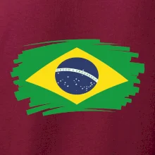 Brazílie vlajka štětkou