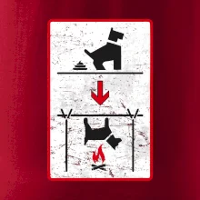 Tričko pro odpůrce sraní na chodníku