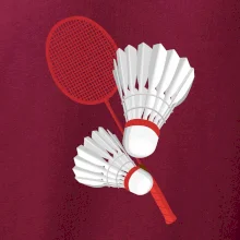 Badminton - pálka a košík