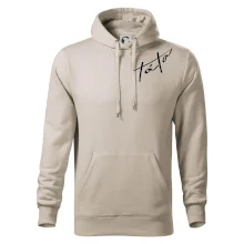 Kočičí táta se jmény na rukávu