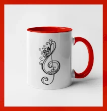 Houslový klíč kytky